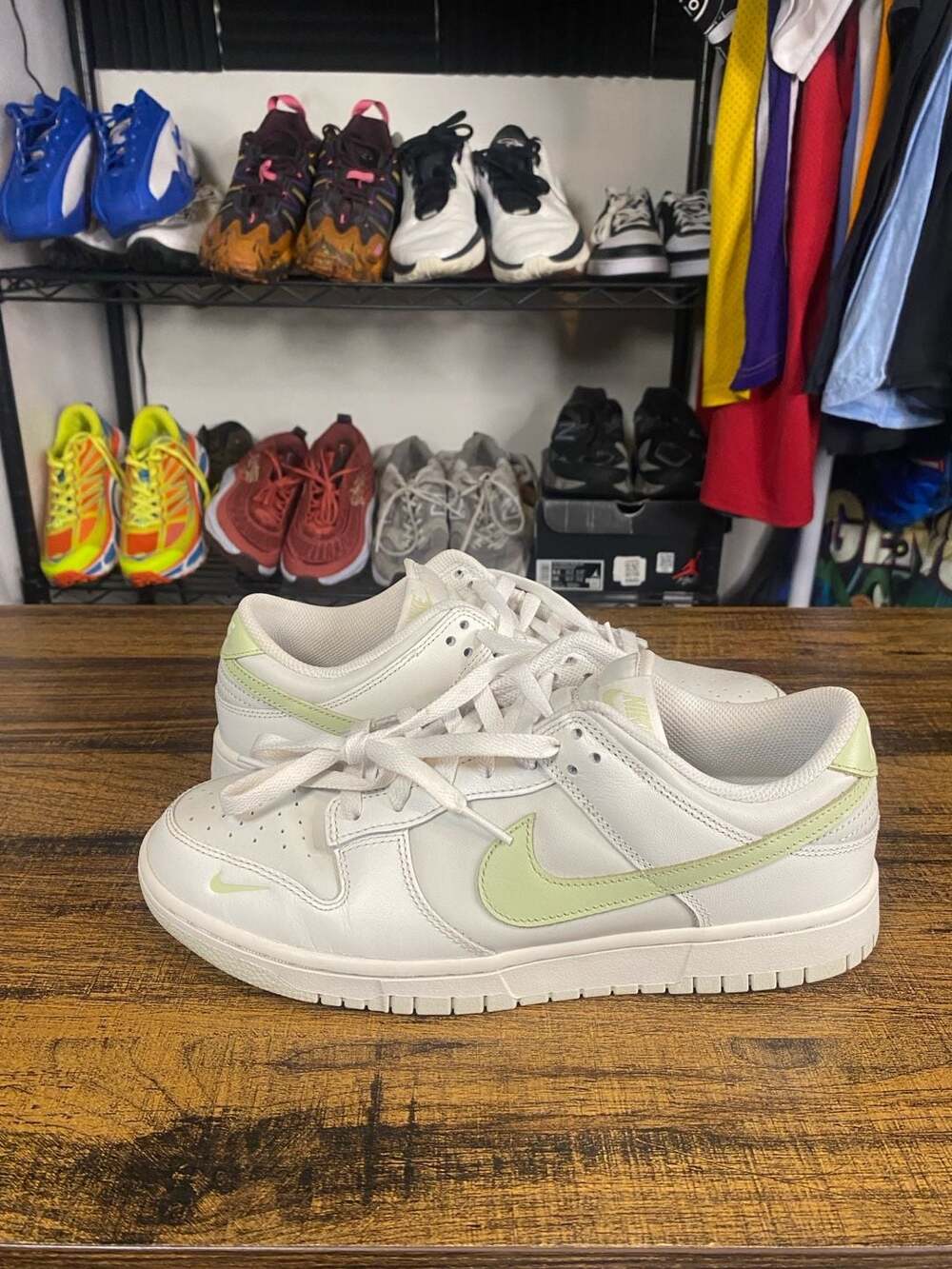 Nike Dunk Low Phantom Olive Aura Women Casual Shoes Sneakers